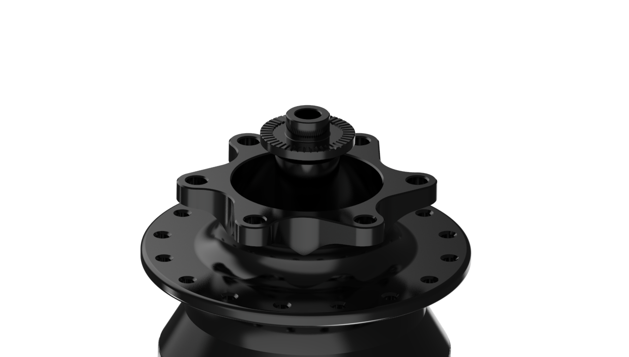 SP PD-8 Silver dynamo hub detail 2