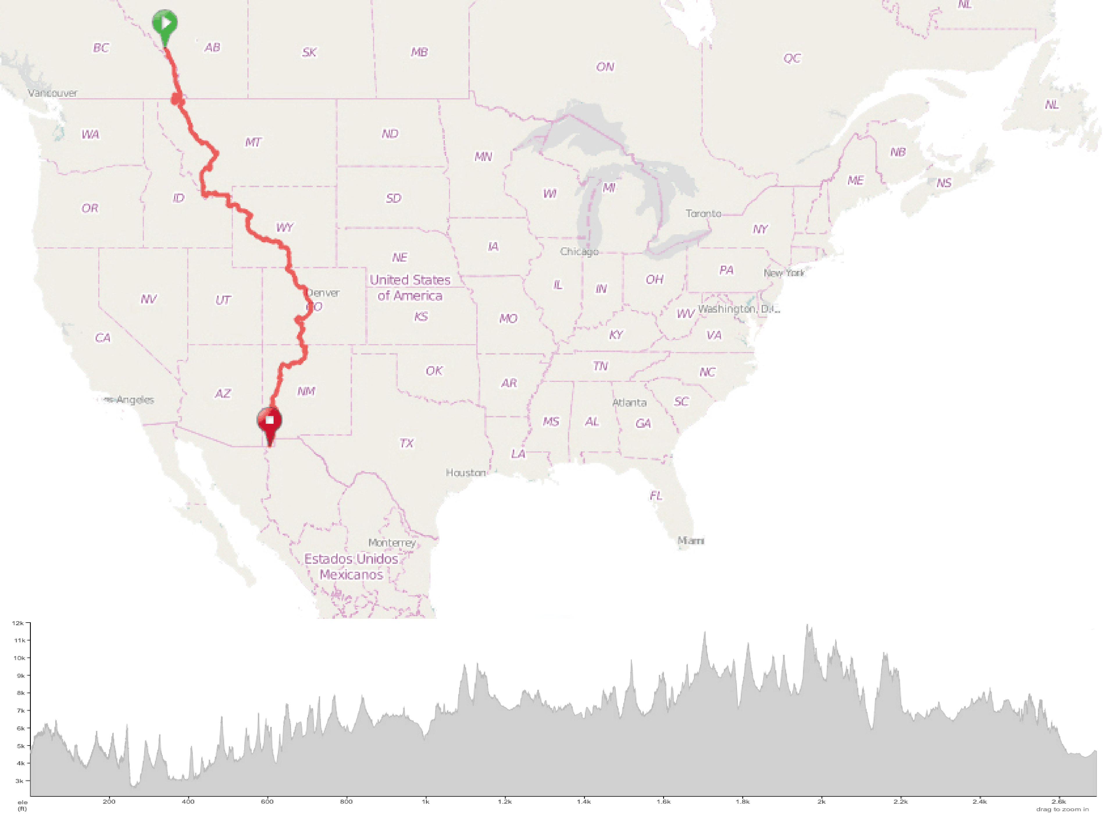 great divide route